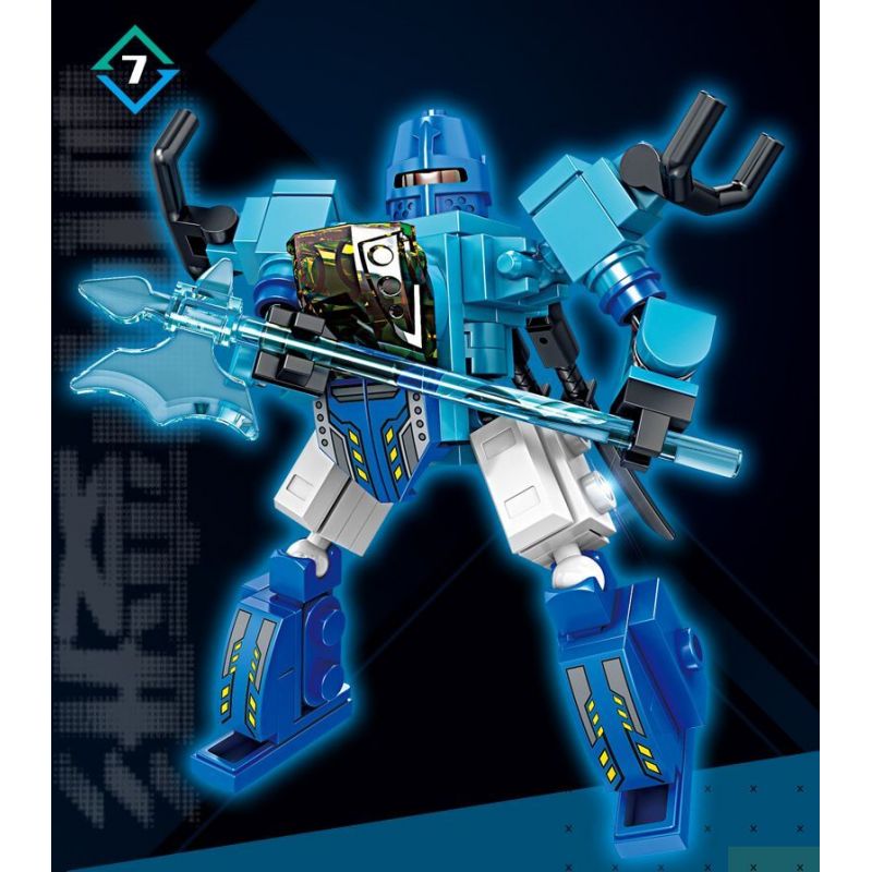 Kazi KY8099 8099 CƠ CHẾ BIẾN ĐỔI DẠNG KÉP bộ đồ chơi xếp lắp ráp ghép mô hình