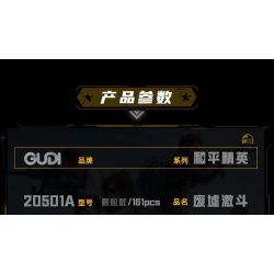 GUDI 20501 PEACE ELITE TỔ HỢP XÂY DỰNG ĐẢO 4 bộ đồ chơi xếp lắp ráp ghép mô hình Movie & Game Phim Và Trò Chơi 652 khối
