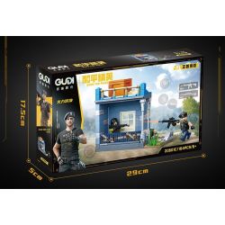 GUDI 20501 PEACE ELITE TỔ HỢP XÂY DỰNG ĐẢO 4 bộ đồ chơi xếp lắp ráp ghép mô hình Movie & Game Phim Và Trò Chơi 652 khối