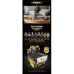 GUDI 20501 PEACE ELITE TỔ HỢP XÂY DỰNG ĐẢO 4 bộ đồ chơi xếp lắp ráp ghép mô hình Movie & Game Phim Và Trò Chơi 652 khối