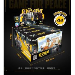 GUDI 20501 PEACE ELITE TỔ HỢP XÂY DỰNG ĐẢO 4 bộ đồ chơi xếp lắp ráp ghép mô hình Movie & Game Phim Và Trò Chơi 652 khối