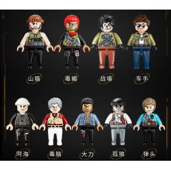 GUDI 20502 PEACE ELITE CẢNH NHÀ ĐỂ XE GIẢ bộ đồ chơi xếp lắp ráp ghép mô hình Movie & Game Phim Và Trò Chơi 1152 khối