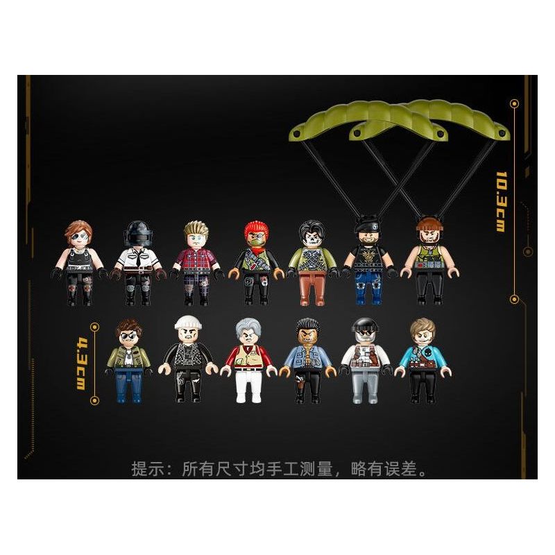 GUDI 20502 PEACE ELITE CẢNH NHÀ ĐỂ XE GIẢ bộ đồ chơi xếp lắp ráp ghép mô hình Movie & Game Phim Và Trò Chơi 1152 khối