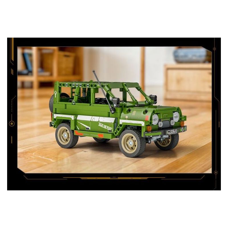 GUDI 20503 PEACE ELITE XE ĐỊA HÌNH UAZ bộ đồ chơi xếp lắp ráp ghép mô hình Movie & Game Phim Và Trò Chơi 537 khối