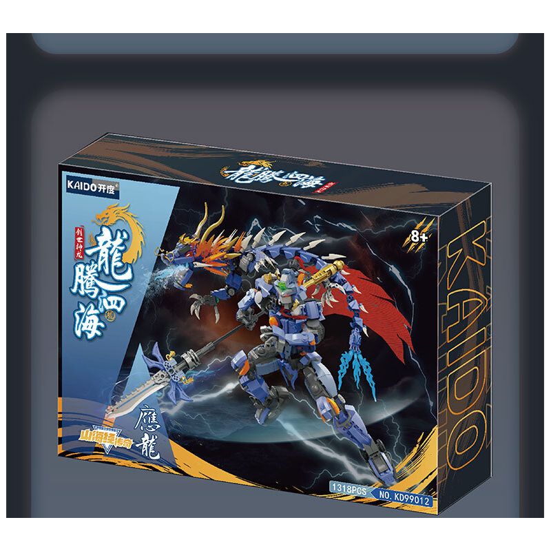 KAIDO KD99012 99012 TRUYỀN THUYẾT SƠN HẢI KINH SÁNG THẾ LONG ĐẰNG SĨ ỨNG bộ đồ chơi xếp lắp ráp ghép mô hình 1318 khối