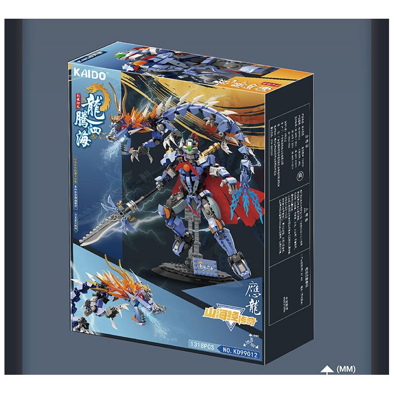 KAIDO KD99012 99012 TRUYỀN THUYẾT SƠN HẢI KINH SÁNG THẾ LONG ĐẰNG SĨ ỨNG bộ đồ chơi xếp lắp ráp ghép mô hình 1318 khối