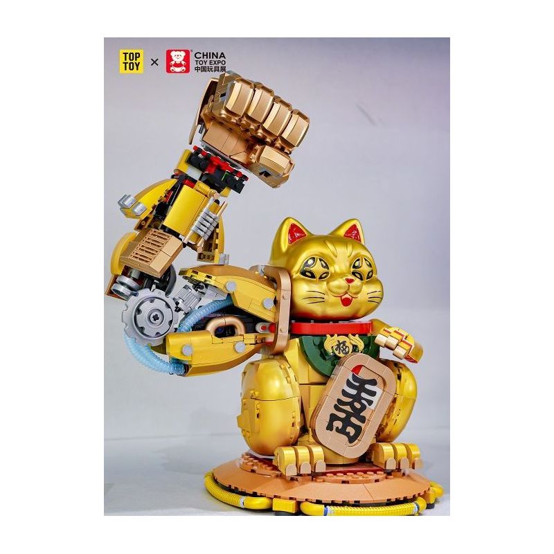 TOP TOY TC1818 1818 non Lego MÈO MAY MẮN HẠNG NẶNG bộ đồ chơi xếp lắp ráp ghép mô hình POWER FORTUNE 960 khối