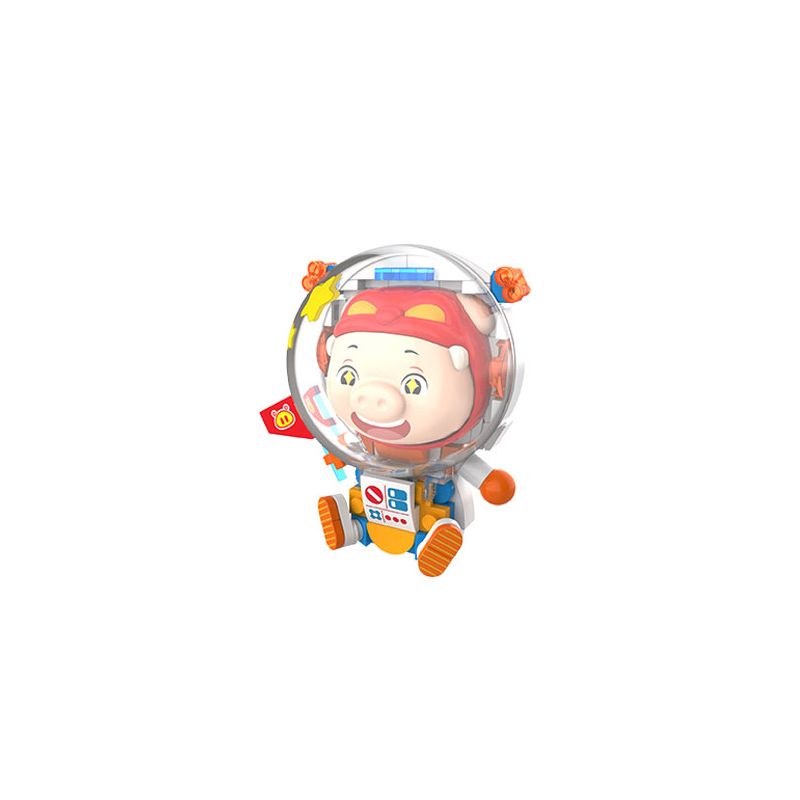 JAKI JK6830 6830 non Lego PIGMAN NAM CHÂM TỦ LẠNH SPACE bộ đồ chơi xếp lắp ráp ghép mô hình Movie & Game ASTRONAUT GG BOND Phim Và Trò Chơi