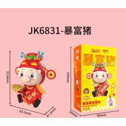JAKI JK6830 6830 PIGMAN NAM CHÂM TỦ LẠNH SPACE bộ đồ chơi xếp lắp ráp ghép mô hình Movie & Game ASTRONAUT GG BOND Phim Và Trò Chơi