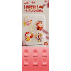 JAKI JK6832 6832 PIG MAN NAM CHÂM TỦ LẠNH KEWPIE bộ đồ chơi xếp lắp ráp ghép mô hình Movie & Game CUPID GG BOND Phim Và Trò Chơi