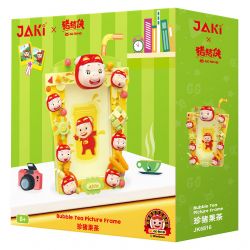 JAKI JK6816 6816 PIG MAN KHUNG ẢNH TRÀ TRÁI CÂY LỢN QUÝ HIẾM bộ đồ chơi xếp lắp ráp ghép mô hình Movie & Game BUBBLE TEA PICTURE FRAME Phim Và Trò Chơi