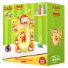 JAKI JK6816 6816 PIG MAN KHUNG ẢNH TRÀ TRÁI CÂY LỢN QUÝ HIẾM bộ đồ chơi xếp lắp ráp ghép mô hình Movie & Game BUBBLE TEA PICTURE FRAME Phim Và Trò Chơi