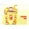 JAKI JK6816 6816 PIG MAN KHUNG ẢNH TRÀ TRÁI CÂY LỢN QUÝ HIẾM bộ đồ chơi xếp lắp ráp ghép mô hình Movie & Game BUBBLE TEA PICTURE FRAME Phim Và Trò Chơi