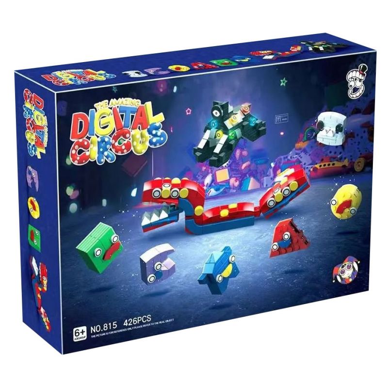 815 RẠP XIẾC NHỮNG CON SỐ KỲ DIỆU bộ đồ chơi xếp lắp ráp ghép mô hình Movie & Game THE AMAZING DIGITAL CIRCUS Phim Và Trò Chơi