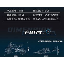 LEIBAO 8176 ĐẦU MÁY CHUYỂN ĐỔI CÔNG NGHỆ bộ đồ chơi xếp lắp ráp ghép mô hình Technic Kỹ Thuật Công Nghệ Cao Mô Hình Phương Tiện 616 khối