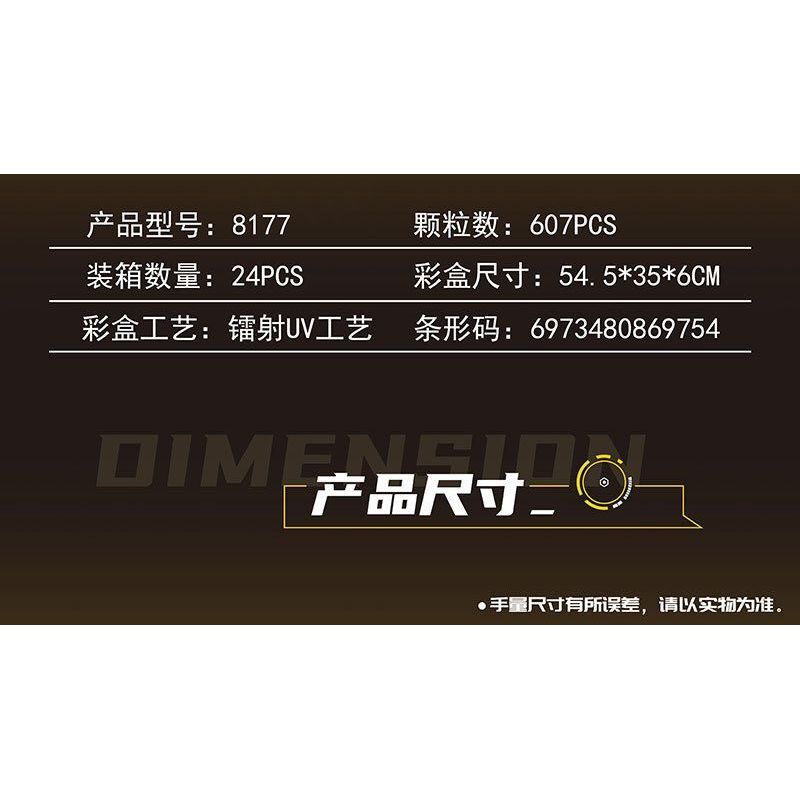 LEIBAO 8177 ĐẦU MÁY CHUYỂN ĐỔI CÔNG NGHỆ bộ đồ chơi xếp lắp ráp ghép mô hình Technic Kỹ Thuật Công Nghệ Cao Mô Hình Phương Tiện 607 khối