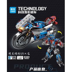 LEIBAO 8178 ĐẦU MÁY CHUYỂN ĐỔI CÔNG NGHỆ bộ đồ chơi xếp lắp ráp ghép mô hình Technic Kỹ Thuật Công Nghệ Cao Mô Hình Phương Tiện 618 khối