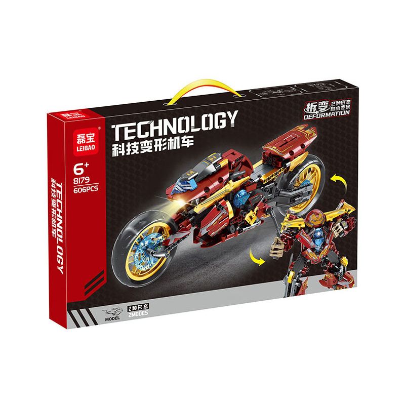 LEIBAO 8179 non Lego ĐẦU MÁY CHUYỂN ĐỔI CÔNG NGHỆ bộ đồ chơi xếp lắp ráp ghép mô hình Technic Kỹ Thuật Công Nghệ Cao Mô Hình Phương Tiện 606 khối