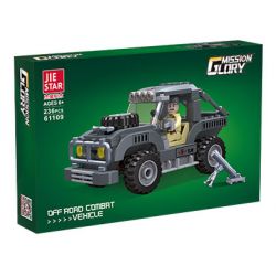 JIESTAR 61109 XE CHIẾN ĐẤU ĐỊA HÌNH bộ đồ chơi xếp lắp ráp ghép mô hình Military Army OFFROAD COMBAT VEHICLE Quân Sự Bộ Đội 236 khối