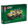 JIESTAR 61111 XE TẢI CHIẾN ĐẤU bộ đồ chơi xếp lắp ráp ghép mô hình Military Army COMBAT TRUCK Quân Sự Bộ Đội 200 khối