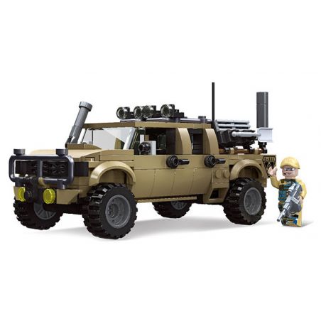 JIESTAR 61113 XE ĐỊA HÌNH ĐẶC BIỆT bộ đồ chơi xếp lắp ráp ghép mô hình Military Army SPECIAL OFF-ROAD VEHICLE Quân Sự Bộ Đội 292 khối