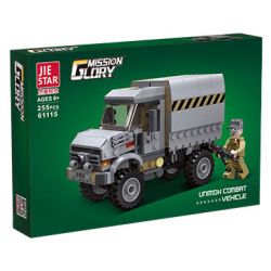 JIESTAR 61115 XE CHIẾN ĐẤU UNIMOG bộ đồ chơi xếp lắp ráp ghép mô hình Military Army UNIMOK COMBAT VEHICLE Quân Sự Bộ Đội 255 khối