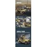 JIESTAR 61115 XE CHIẾN ĐẤU UNIMOG bộ đồ chơi xếp lắp ráp ghép mô hình Military Army UNIMOK COMBAT VEHICLE Quân Sự Bộ Đội 255 khối