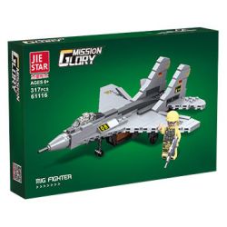 JIESTAR 61116 MÁY BAY CHIẾN ĐẤU MIG bộ đồ chơi xếp lắp ráp ghép mô hình Military Army MIG FIGHTER Quân Sự Bộ Đội 317 khối