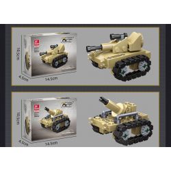 JIESTAR 59223 TRẬN CHIẾN XE TĂNG TÁM TRONG MỘT bộ đồ chơi xếp lắp ráp ghép mô hình Military Army TANK BATTLE Quân Sự Bộ Đội 679 khối