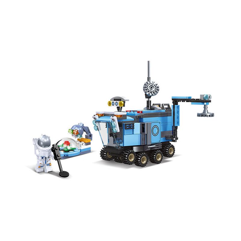 JIESTAR 59114 non Lego KHÁM PHÁ VŨ TRỤ THÁM HIỂM MẶT TRĂNG bộ đồ chơi xếp lắp ráp ghép mô hình City LUNAR EXPLORATION Thành Phố 257 khối