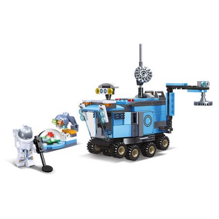 JIESTAR 59114 KHÁM PHÁ VŨ TRỤ THÁM HIỂM MẶT TRĂNG bộ đồ chơi xếp lắp ráp ghép mô hình City LUNAR EXPLORATION Thành Phố 257 khối