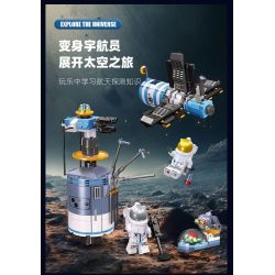 JIESTAR 59114 KHÁM PHÁ VŨ TRỤ THÁM HIỂM MẶT TRĂNG bộ đồ chơi xếp lắp ráp ghép mô hình City LUNAR EXPLORATION Thành Phố 257 khối