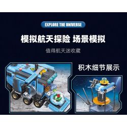 JIESTAR 59114 KHÁM PHÁ VŨ TRỤ THÁM HIỂM MẶT TRĂNG bộ đồ chơi xếp lắp ráp ghép mô hình City LUNAR EXPLORATION Thành Phố 257 khối