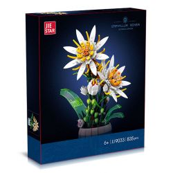JIESTAR JJ9033 9033 BIỂU MÔ bộ đồ chơi xếp lắp ráp ghép mô hình Creator EPIPHYLLUM BONSAI Sáng Tạo 835 khối
