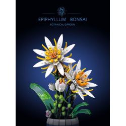 JIESTAR JJ9033 9033 BIỂU MÔ bộ đồ chơi xếp lắp ráp ghép mô hình Creator EPIPHYLLUM BONSAI Sáng Tạo 835 khối
