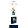 JIESTAR JJ9033 9033 BIỂU MÔ bộ đồ chơi xếp lắp ráp ghép mô hình Creator EPIPHYLLUM BONSAI Sáng Tạo 835 khối