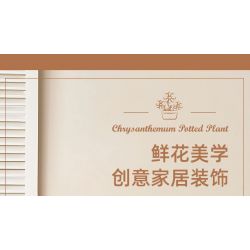 JIESTAR JJ9036 9036 CHẬU CÂY HOA CÚC bộ đồ chơi xếp lắp ráp ghép mô hình Creator CHIYSANTHEMUM POTTED PLANT Sáng Tạo 900 khối