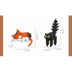 JIESTAR JJ9036 9036 CHẬU CÂY HOA CÚC bộ đồ chơi xếp lắp ráp ghép mô hình Creator CHIYSANTHEMUM POTTED PLANT Sáng Tạo 900 khối