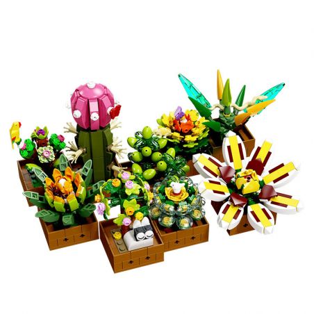 JIESTAR JJ9037 9037 MỌNG NƯỚC bộ đồ chơi xếp lắp ráp ghép mô hình Creator BOTANICAL GARDEN Sáng Tạo 913 khối