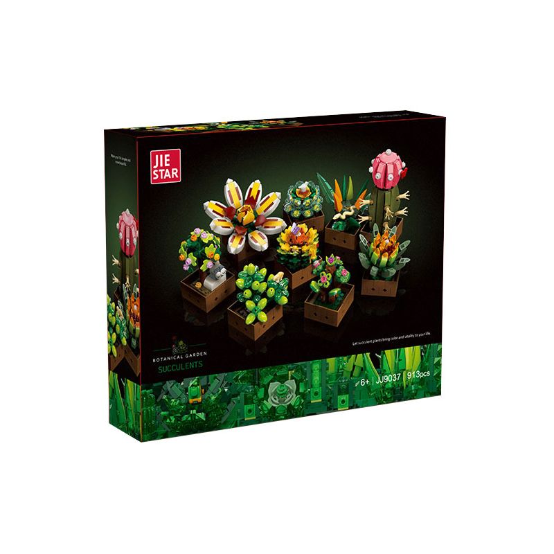 JIESTAR JJ9037 9037 MỌNG NƯỚC bộ đồ chơi xếp lắp ráp ghép mô hình Creator BOTANICAL GARDEN Sáng Tạo 913 khối