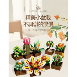 JIESTAR JJ9037 9037 MỌNG NƯỚC bộ đồ chơi xếp lắp ráp ghép mô hình Creator BOTANICAL GARDEN Sáng Tạo 913 khối