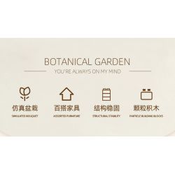 JIESTAR JJ9037 9037 MỌNG NƯỚC bộ đồ chơi xếp lắp ráp ghép mô hình Creator BOTANICAL GARDEN Sáng Tạo 913 khối