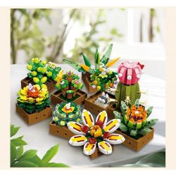 JIESTAR JJ9037 9037 MỌNG NƯỚC bộ đồ chơi xếp lắp ráp ghép mô hình Creator BOTANICAL GARDEN Sáng Tạo 913 khối