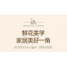JIESTAR JJ9037 9037 MỌNG NƯỚC bộ đồ chơi xếp lắp ráp ghép mô hình Creator BOTANICAL GARDEN Sáng Tạo 913 khối