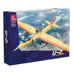 JIESTAR 58093 JJ9097 9097 SỨ MỆNH VINH QUANG MÁY BAY TRINH SÁT U2 bộ đồ chơi xếp lắp ráp ghép mô hình Military Army U-2 RECONNAISSANCE AIRPLANE Quân Sự Bộ Đội 1363 khối