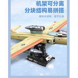 JIESTAR 58093 JJ9097 9097 SỨ MỆNH VINH QUANG MÁY BAY TRINH SÁT U2 bộ đồ chơi xếp lắp ráp ghép mô hình Military Army U-2 RECONNAISSANCE AIRPLANE Quân Sự Bộ Đội 1363 khối