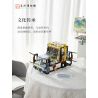 SUZHOU MUSEUM H3A320 3A320 MÁY DỆT CHẮP VÁ SÁNG TẠO JINGWEI ZHIQI bộ đồ chơi xếp lắp ráp ghép mô hình Technic Kỹ Thuật Công Nghệ Cao Mô Hình Phương Tiện 469 khối