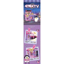 SEMBO 612021 THẾ GIỚI KÉP CỦA XIAO LIUYA AIYA KTV bộ đồ chơi xếp lắp ráp ghép mô hình 490 khối