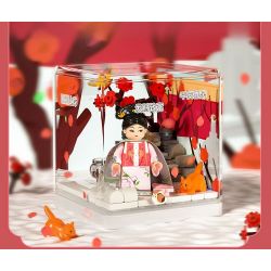 WEKKI 518003 TRUYỀN THUYẾT CHÂN HOÀN HỘP MÙ RẠP HÁT NHỎ CỦA HOÀNG HẬU bộ đồ chơi xếp lắp ráp ghép mô hình Movie & Game Phim Và Trò Chơi