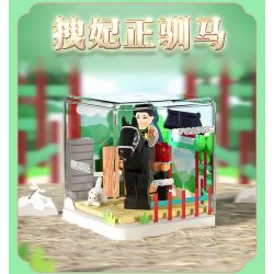 WEKKI 518003 TRUYỀN THUYẾT CHÂN HOÀN HỘP MÙ RẠP HÁT NHỎ CỦA HOÀNG HẬU bộ đồ chơi xếp lắp ráp ghép mô hình Movie & Game Phim Và Trò Chơi